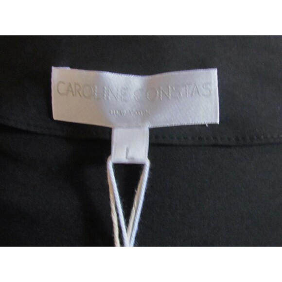 Women's Skirts Designer Caroline Constas Polka Dot Rushed Fluted Hem Silk Skirt - Picture 11 of 11